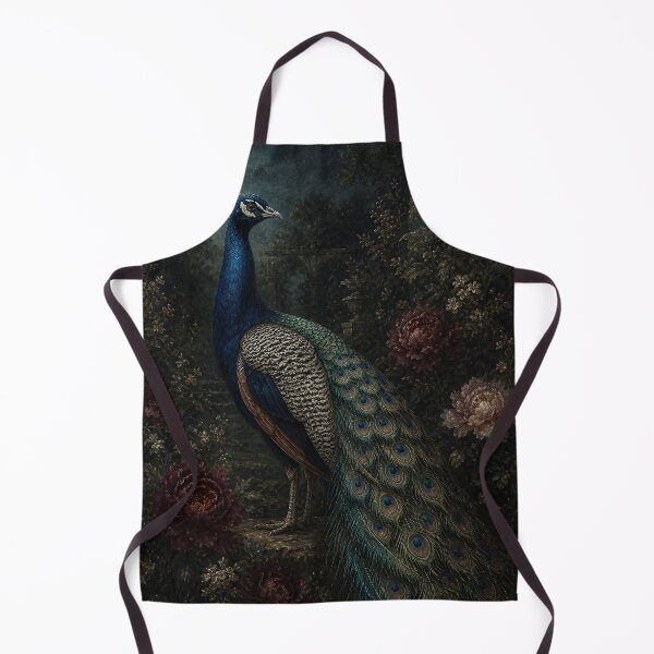Item preview, Peacock among Dark Peonies designed and sold by The-Art-of-D.
