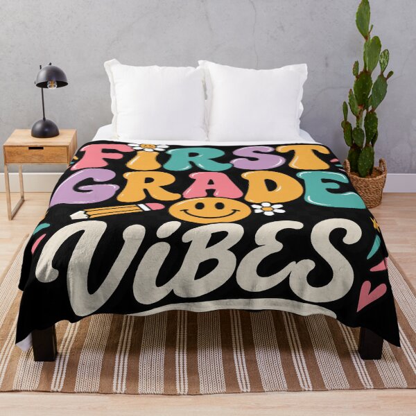 Item preview, First Grade Vibes | Retro Back to School First Grade Design designed and sold by Sunday.Supply.