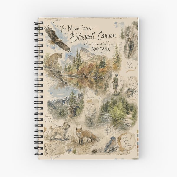 Item preview, The Many Faces of Blodgett Canyon - Bitterroot Valley - Montana designed and sold by sabrinart42.