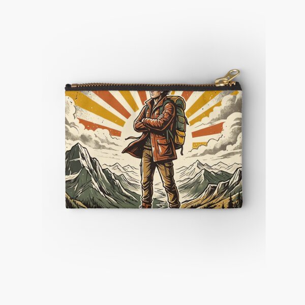 Item preview, Audacious Retro Mountain Adventure Vintage Explorer designed and sold by urbinet.