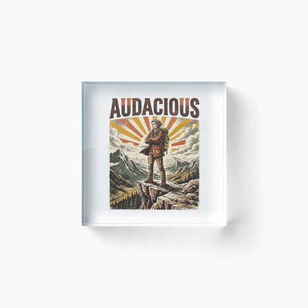 Item preview, Audacious Retro Mountain Adventure Vintage Explorer designed and sold by urbinet.