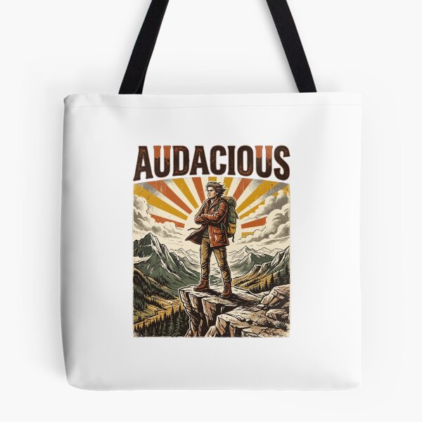 Item preview, Audacious Retro Mountain Adventure Vintage Explorer designed and sold by urbinet.