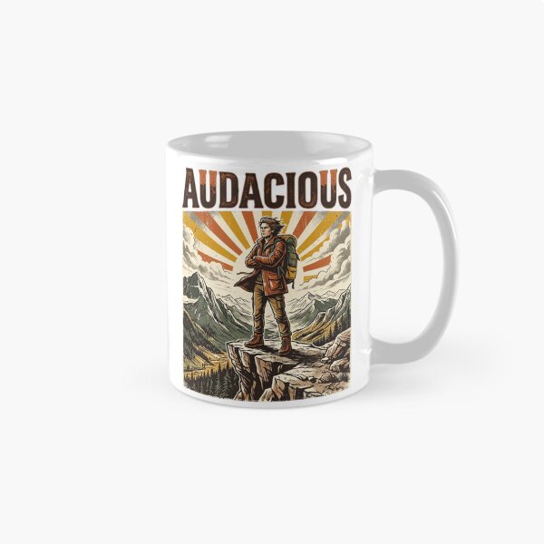 Item preview, Audacious Retro Mountain Adventure Vintage Explorer designed and sold by urbinet.