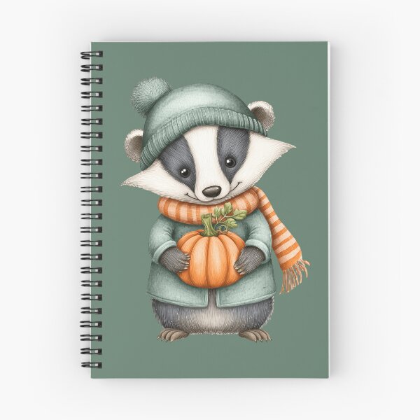 Item preview, Benjamin the Brisk Badger's Autumn Harvest designed and sold by Step & Stow.