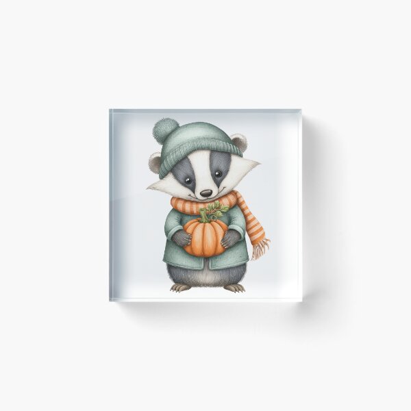 Item preview, Benjamin the Brisk Badger's Autumn Harvest designed and sold by Step & Stow.