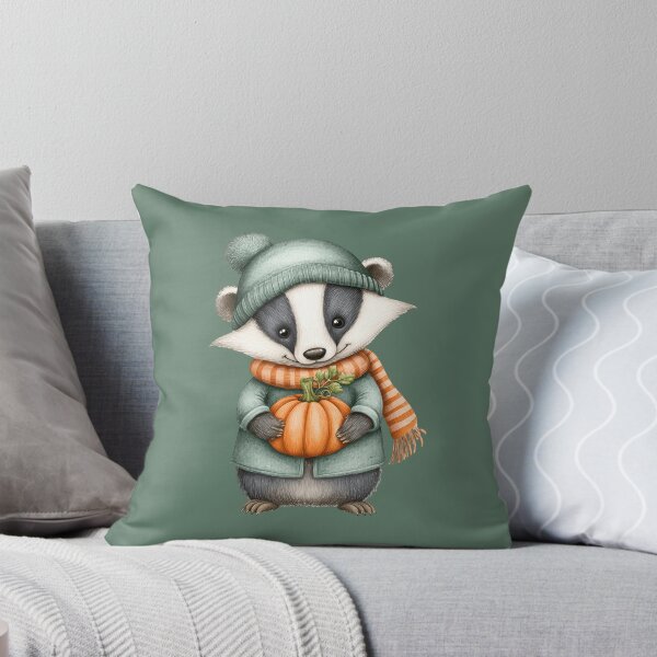 Item preview, Benjamin the Brisk Badger's Autumn Harvest designed and sold by Step & Stow.