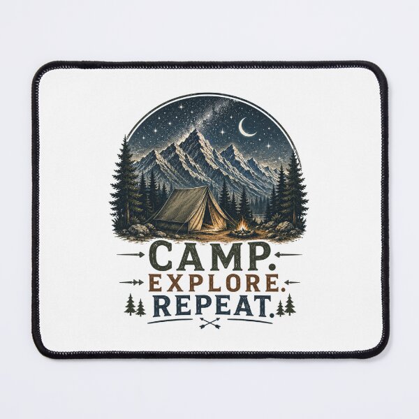 Item preview, Camp Explore Repeat designed and sold by Side Quest Co..