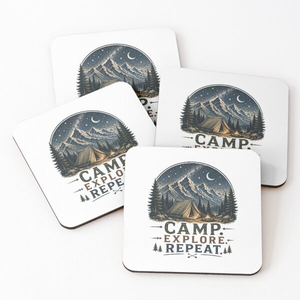 Item preview, Camp Explore Repeat designed and sold by Side Quest Co..