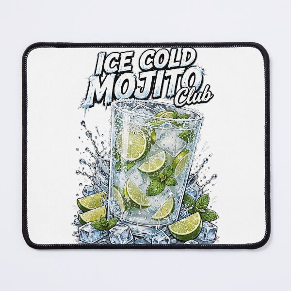 Item preview, Ice Cold Mojito Club - Frosty Lime Mint Cocktail Summer Drink designed and sold by Neurospicy Trolls.