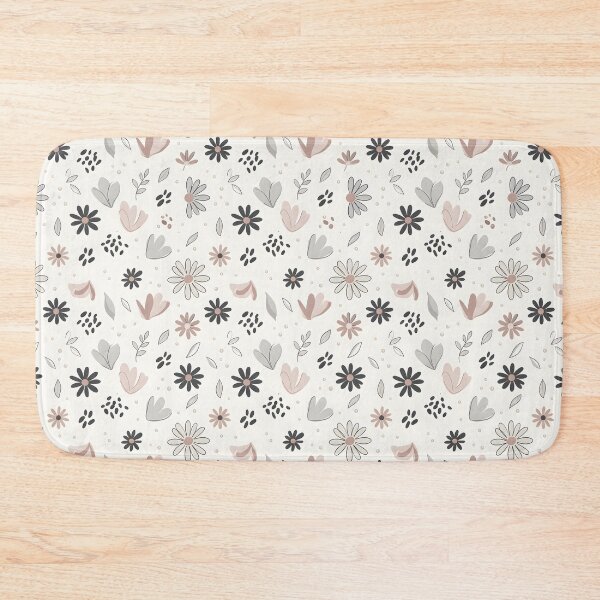 Item preview, Simple Black and White Floral Pattern | Petal Floral Print designed and sold by Her-XP.