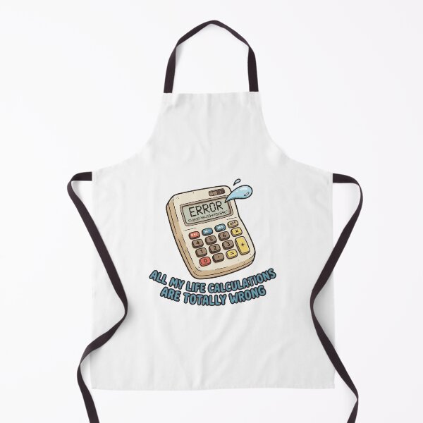 Item preview, All My Life Calculations Are Totally Wrong - Retro Calculator designed and sold by Alimehab | Graphic tees | Design & Art.