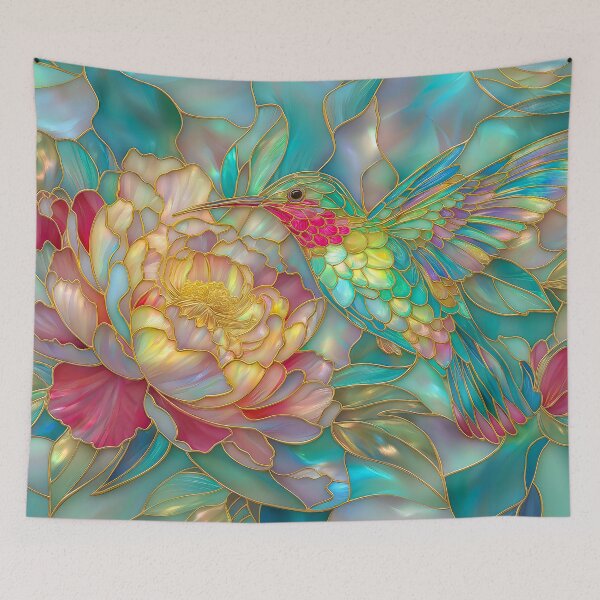 Item preview,  Hummingbird Among Flowers designed and sold by MargaretWiktor.