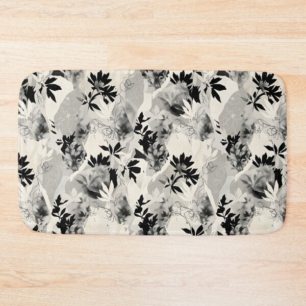 Item preview, Paper Black and White Floral Pattern | Petal Floral Print designed and sold by Her-XP.