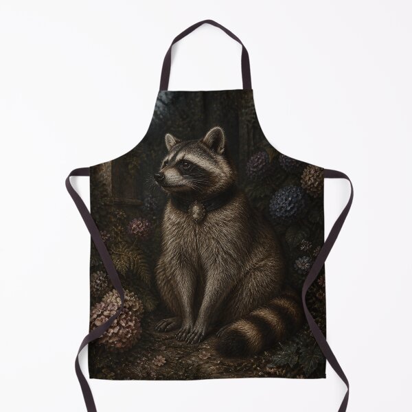 Item preview, Raccoon among Hydrangea and Ivy designed and sold by The-Art-of-D.