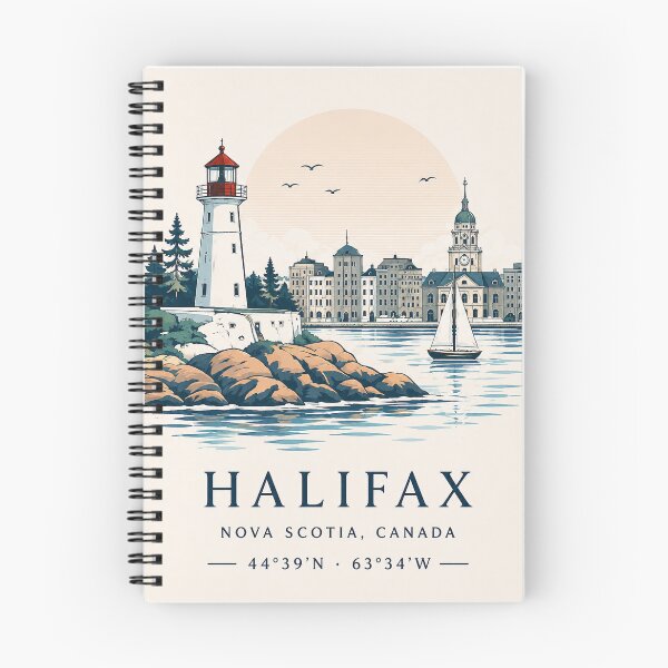 Item preview, Halifax Coordinates Poster designed and sold by ChicClicker.