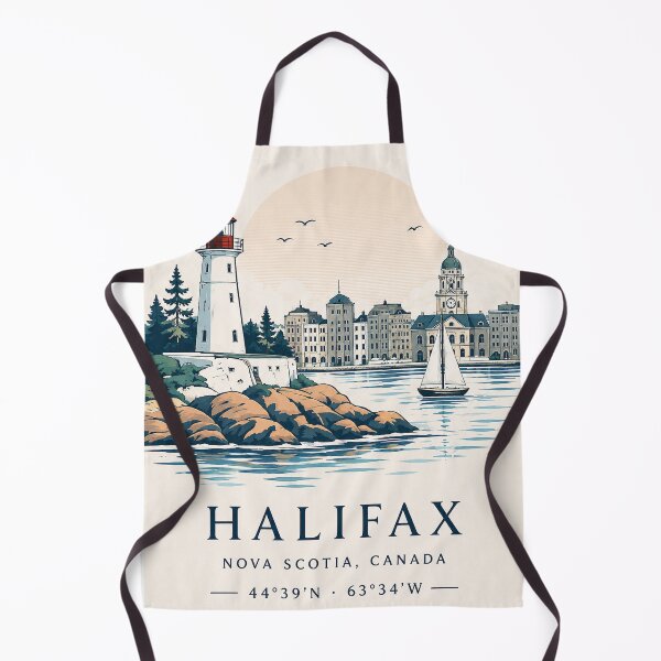 Item preview, Halifax Coordinates Poster designed and sold by ChicClicker.