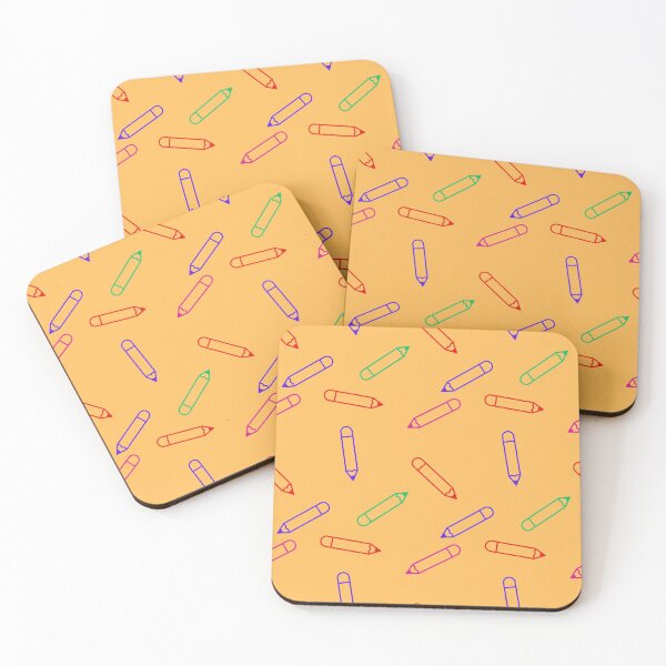 Item preview, Colorful Pencils on Yellow Seamless Pattern designed and sold by BigDigital.