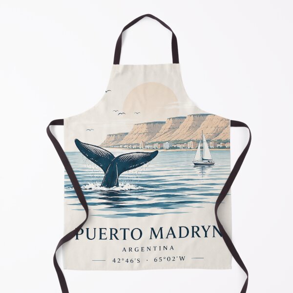 Item preview, Puerto Madryn Coordinates Poster designed and sold by ChicClicker.