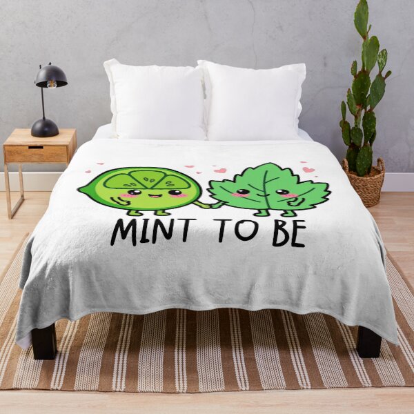 Item preview, Mint To Be - Cute Lime and Mint Kawaii Couple Holding Hands designed and sold by Neurospicy Trolls.