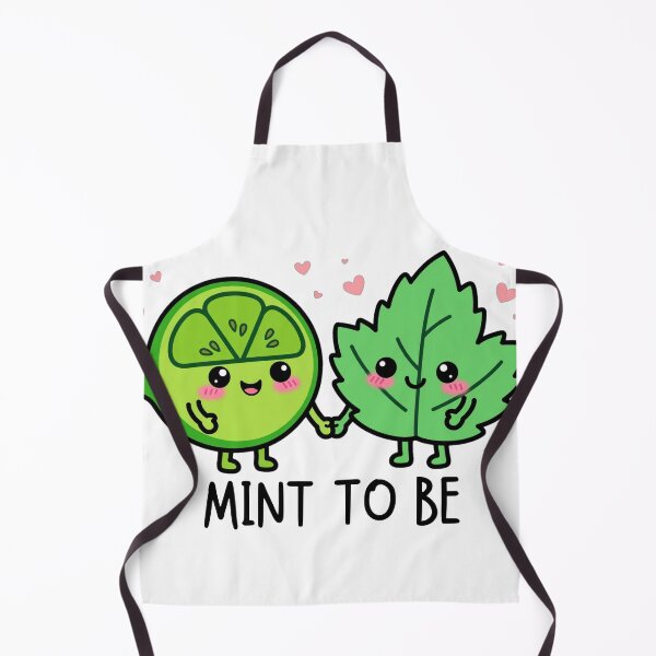 Item preview, Mint To Be - Cute Lime and Mint Kawaii Couple Holding Hands designed and sold by Neurospicy Trolls.
