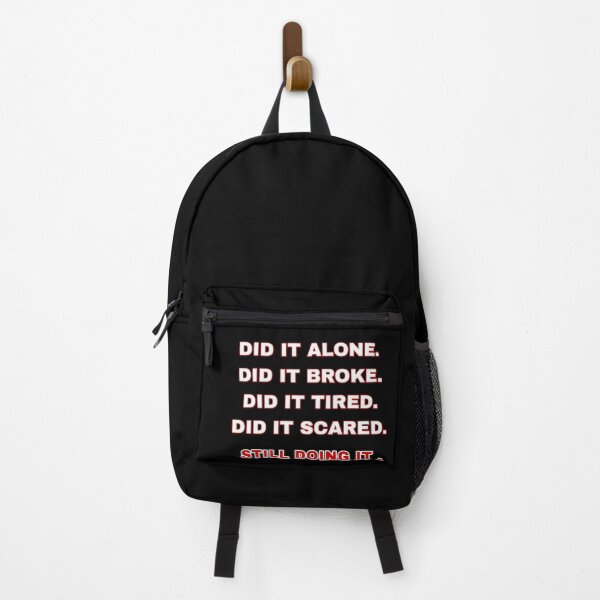 Item preview, Did It Alone Did It Broke Still Doing It - Red Bold Motivation designed and sold by 101-Stor.