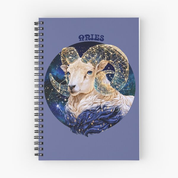 Artikelvorschau, Sternzeichen Widder (Ram) Astrologie Himmelskonstellation Gold Marine PNG entworfen und verkauft von MythicMood.