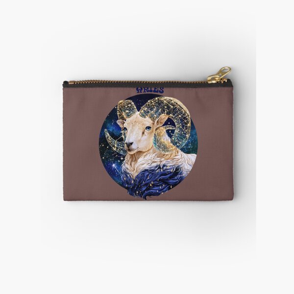 Artikelvorschau, Sternzeichen Widder (Ram) Astrologie Himmelskonstellation Gold Marine PNG entworfen und verkauft von MythicMood.