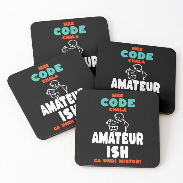 Item preview, Telugu Amateurish Funny Meme Software Engineer Developer Coding Humor designed and sold by America Mowa.
