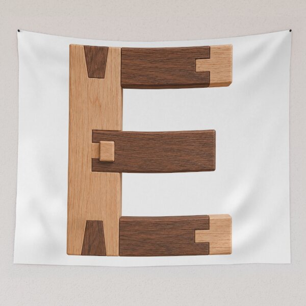 Item preview, KIGUMI LETTER E designed and sold by ART-TYPE.