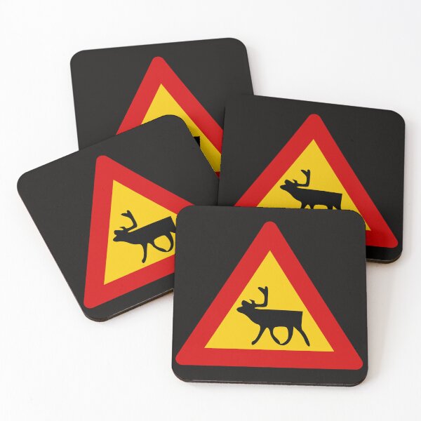 Item preview, Reindeer! (Hreindýr) - Icelandic Road Signs designed and sold by Signs of Iceland.