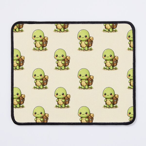 Item preview, Cute Traveling Turtle Backpack Seamless Pattern – Kawaii Adventure Turtle Design designed and sold by Moonlight Studio.