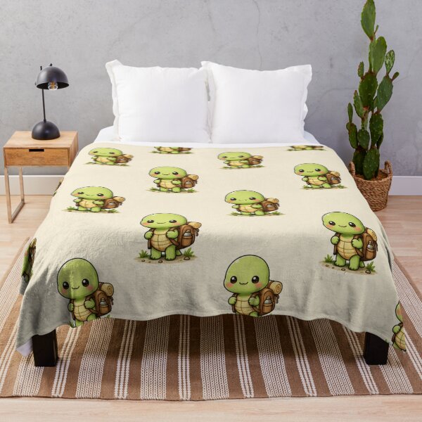 Item preview, Cute Traveling Turtle Backpack Seamless Pattern – Kawaii Adventure Turtle Design designed and sold by Moonlight Studio.