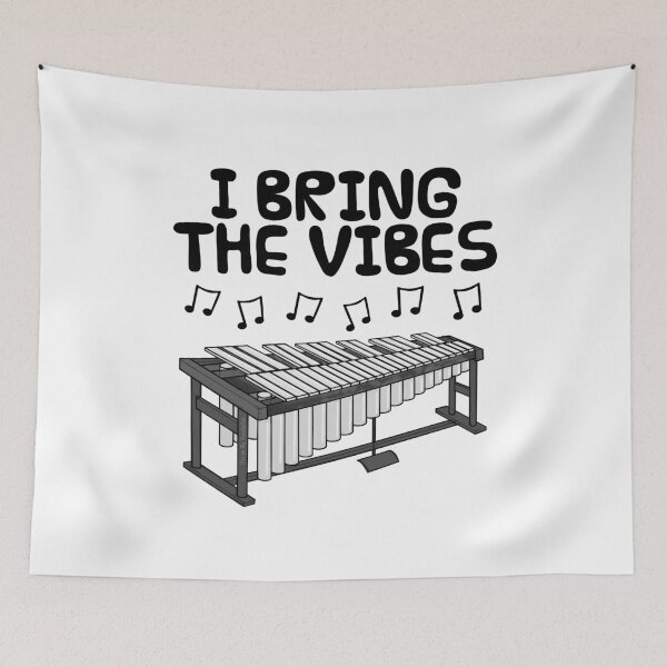 Item preview, Vibraphone, I Bring The Vibes, Percussionist Musician Funny designed and sold by doodlerob.