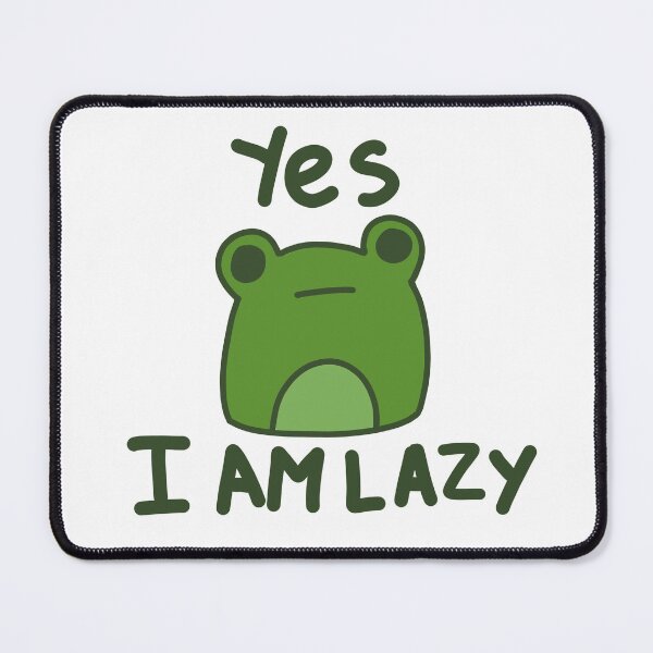 Item preview, Lazy frog | Cute Illustration designed and sold by Halo Design.