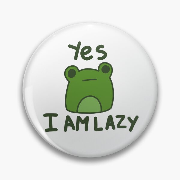 Item preview, Lazy frog | Cute Illustration  designed and sold by Halo Design.