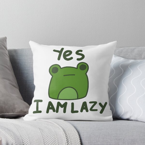 Item preview, Lazy frog | Cute Illustration  designed and sold by Halo Design.
