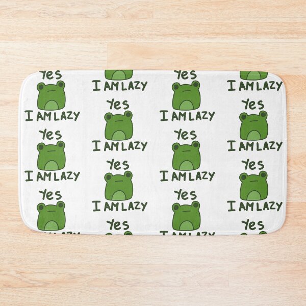 Item preview, Lazy frog | Cute Illustration  designed and sold by Halo Design.