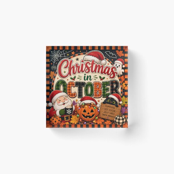Item preview, Christmas in October – Spooky Christmas Cheer designed and sold by FindYouByZ.