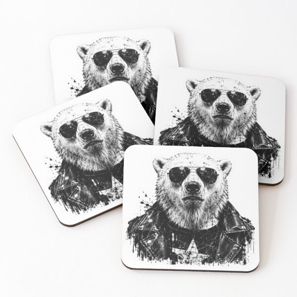 Item preview, Badass Polar Bear designed and sold by Snurly.
