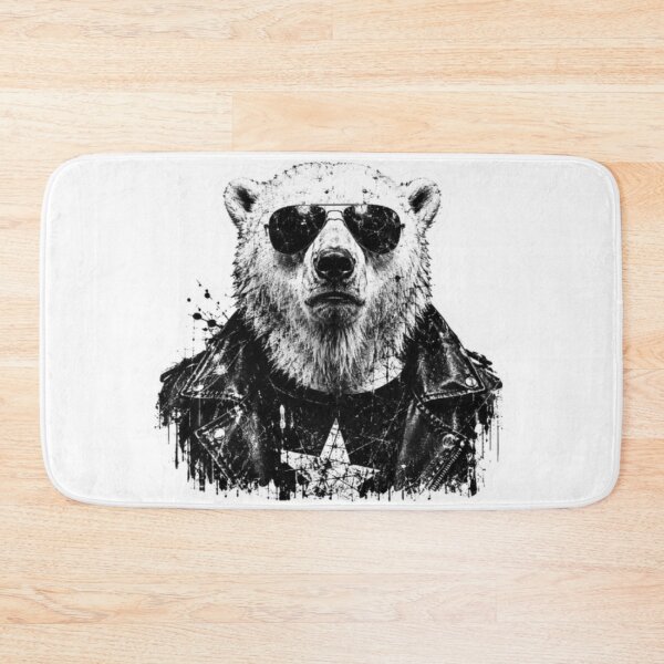 Item preview, Badass Polar Bear designed and sold by Snurly.