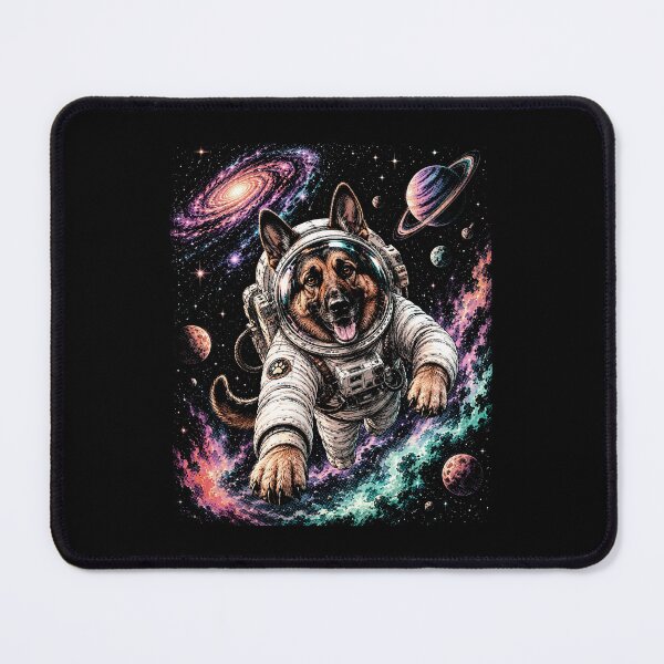 Item preview,   Cosmic German Shepherd Dog Astronaut Galaxy Adventure | Colorful Space Fantasy Art designed and sold by SOUFIANE1991.