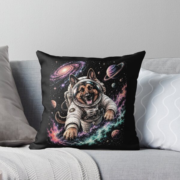 Item preview,   Cosmic German Shepherd Dog Astronaut Galaxy Adventure | Colorful Space Fantasy Art designed and sold by SOUFIANE1991.