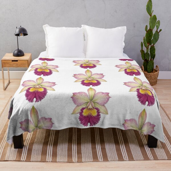 Item preview, Exotic Pink Cattleya Orchid Botanical designed and sold by GanethViolette0.