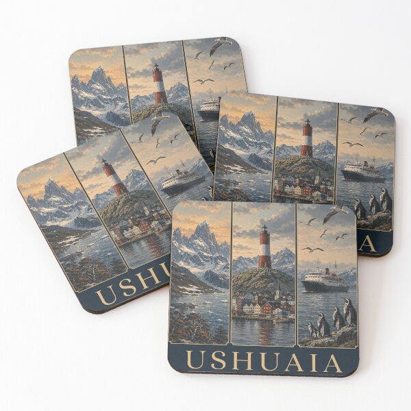 Item preview, Ushuaia Tierra de Fuego triptych designed and sold by ChicClicker.
