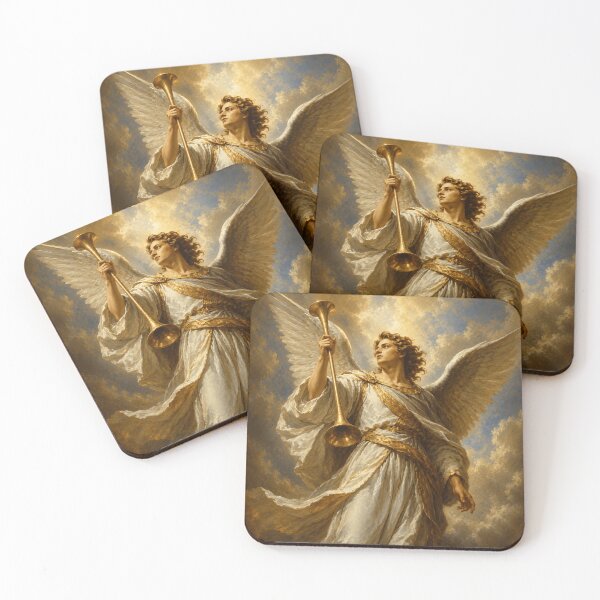 Item preview, Archangel Holding Golden Trumpet  designed and sold by GenesisArtis.