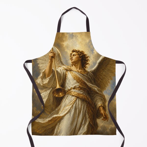 Item preview, Archangel Holding Golden Trumpet designed and sold by GenesisArtis.