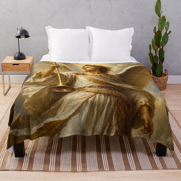 Item preview, Archangel Holding Golden Trumpet designed and sold by GenesisArtis.