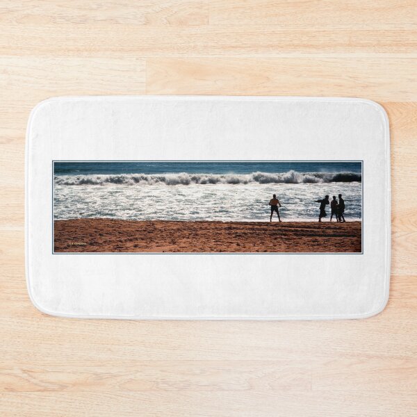 Item preview, New Jersey Coast, August 18, 1959, Beach Goers by the Ocean Surf, Late Summer Afternoon designed and sold by AMacGPhilly.