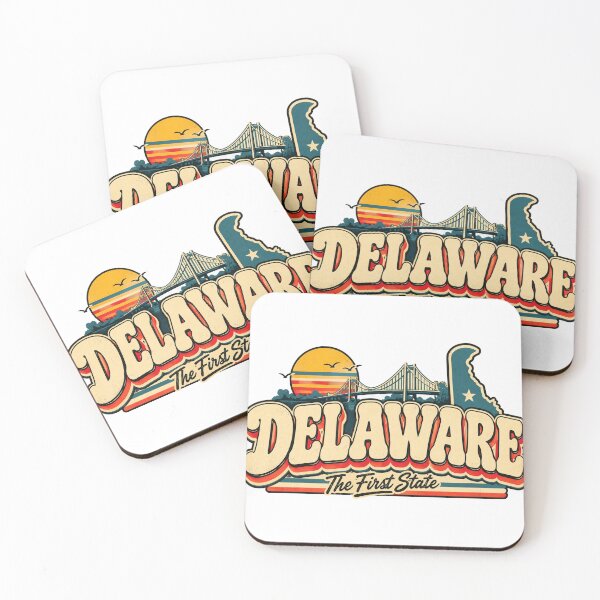 Item preview, Delaware First State Vintage Bridge Retro State Pride Graphic Tee designed and sold by TM DESIGNS AND MORE.