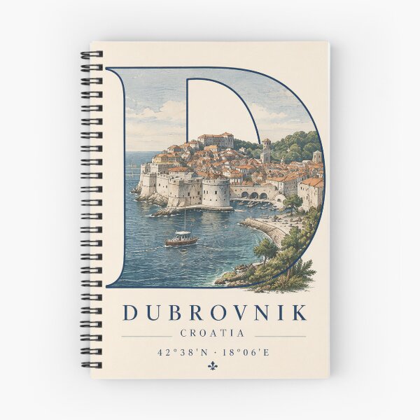 Artikelvorschau, Dubrovnik Koordinatenbrief entworfen und verkauft von ChicClicker.